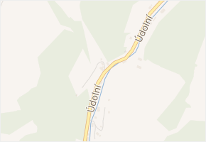 U Rychty v obci Hanušovice - mapa ulice
