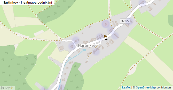 Hartinkov - mapa podnikání