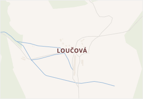 Loučová v obci Hartmanice - mapa části obce