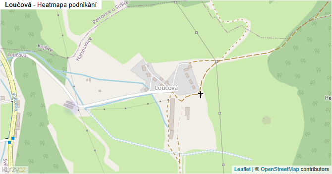 Loučová - mapa podnikání