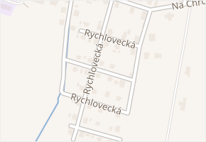 Rychlovecká v obci Hať - mapa ulice