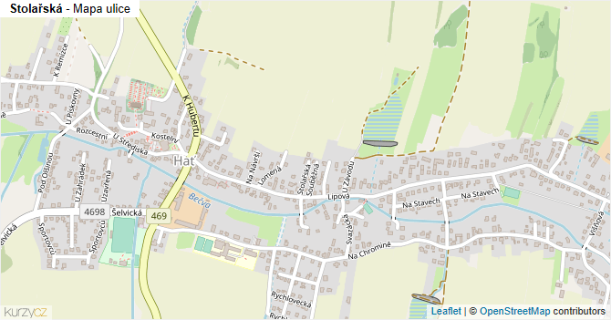Stolařská - mapa ulice