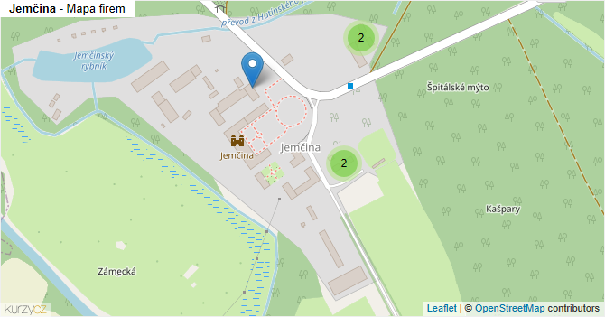 Jemčina - mapa firem