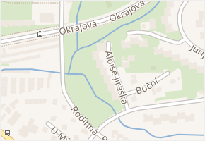 Aloise Jiráska v obci Havířov - mapa ulice