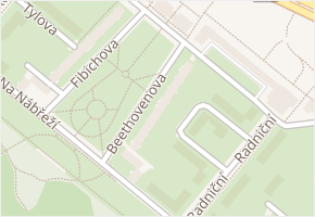 Beethovenova v obci Havířov - mapa ulice