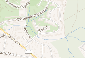 Boční v obci Havířov - mapa ulice