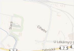 Cihelní v obci Havířov - mapa ulice