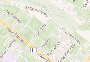 Janáčkova v obci Havířov - mapa ulice