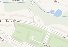 Karvinská v obci Havířov - mapa ulice