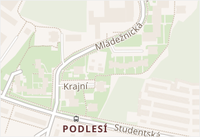 Krajní v obci Havířov - mapa ulice