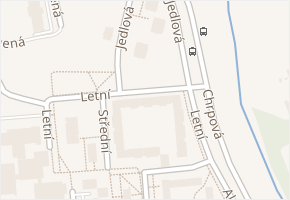 Letní v obci Havířov - mapa ulice