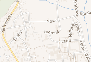 Lomená v obci Havířov - mapa ulice