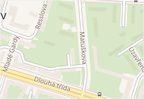 Matuškova v obci Havířov - mapa ulice