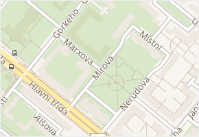 Mírová v obci Havířov - mapa ulice