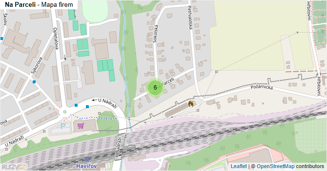 Na Parceli - mapa firem