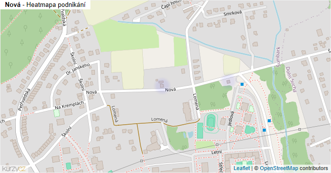 Nová - mapa podnikání
