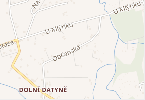 Občanská v obci Havířov - mapa ulice