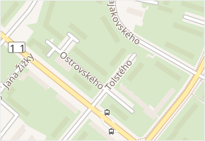 Ostrovského v obci Havířov - mapa ulice
