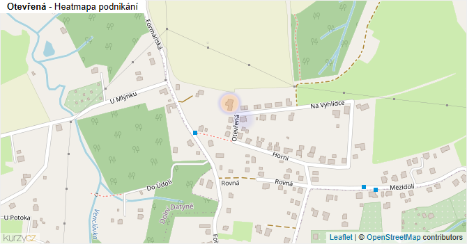 Otevřená - mapa podnikání