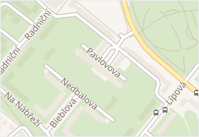 Pavlovova v obci Havířov - mapa ulice