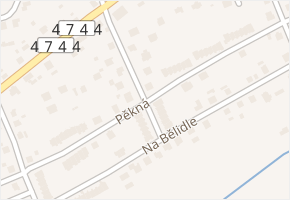 Pěkná v obci Havířov - mapa ulice