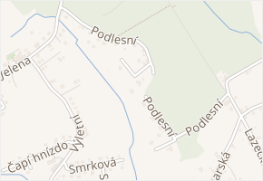 Podlesní v obci Havířov - mapa ulice