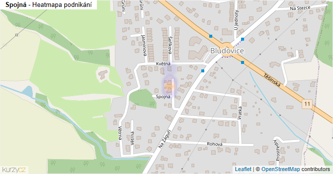 Spojná - mapa podnikání