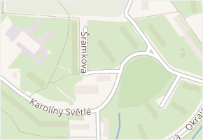 Šrámkova v obci Havířov - mapa ulice