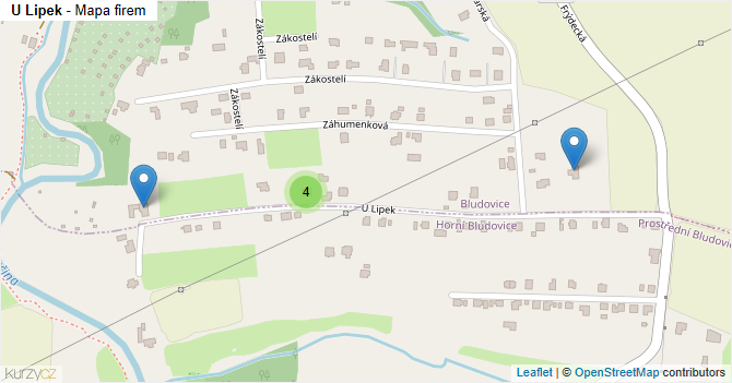 U Lipek - mapa firem