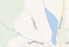 U Obory v obci Havířov - mapa ulice