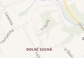 U Školy v obci Havířov - mapa ulice