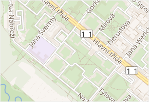 V Parku v obci Havířov - mapa ulice