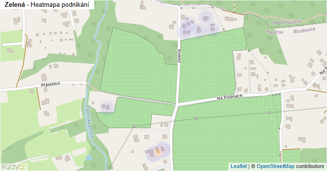 Zelená - mapa podnikání