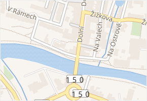 Dolní v obci Havlíčkův Brod - mapa ulice