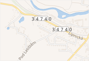 Gagarinova v obci Havlíčkův Brod - mapa ulice