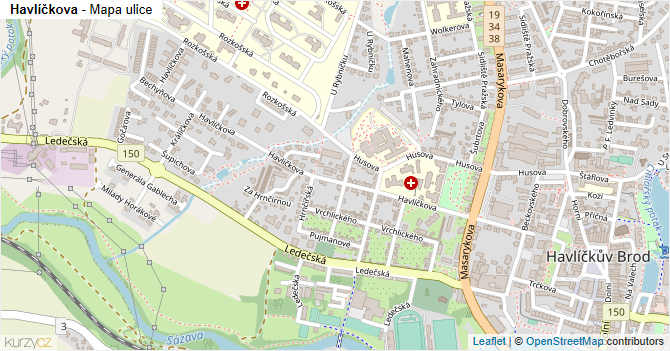 Havlíčkova - mapa ulice