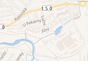Jižní v obci Havlíčkův Brod - mapa ulice