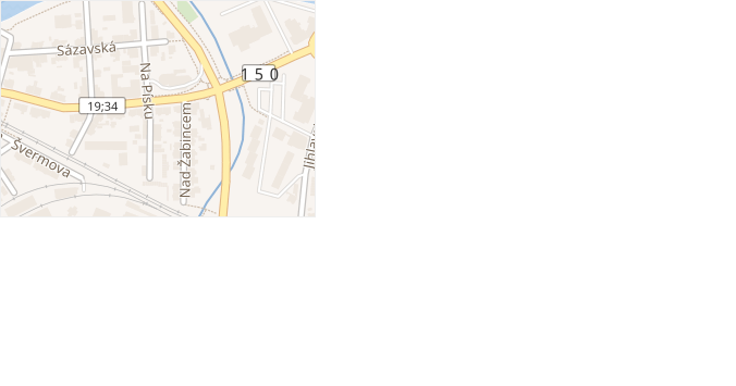 Na Písku v obci Havlíčkův Brod - mapa ulice