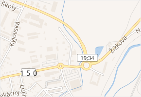 Na Výsluní v obci Havlíčkův Brod - mapa ulice
