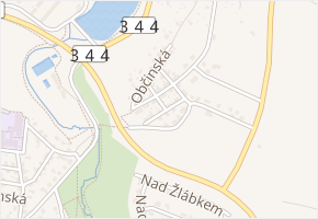 Nad Příhonem v obci Havlíčkův Brod - mapa ulice