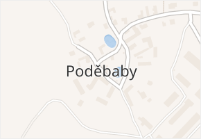 Poděbaby v obci Havlíčkův Brod - mapa části obce