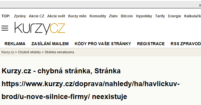 U Nové silnice - mapa firem