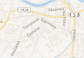 U Pily v obci Havlíčkův Brod - mapa ulice