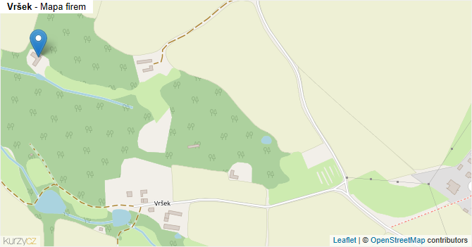 Vršek - mapa firem
