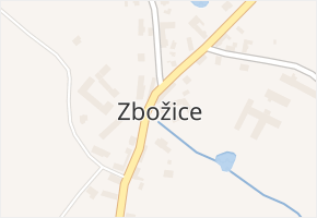 Zbožice v obci Havlíčkův Brod - mapa části obce