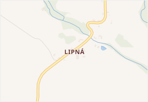 Lipná v obci Hazlov - mapa části obce