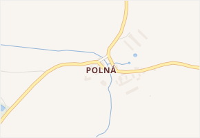Polná v obci Hazlov - mapa části obce
