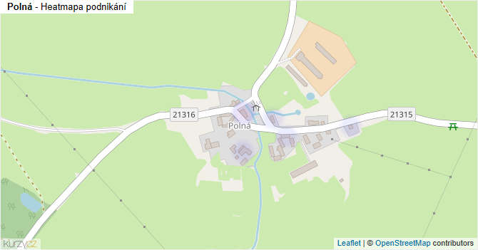 Polná - mapa podnikání
