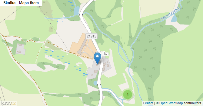 Skalka - mapa firem