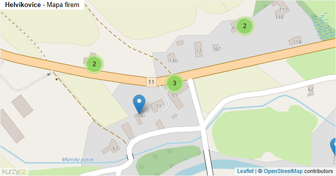 Helvíkovice - mapa firem